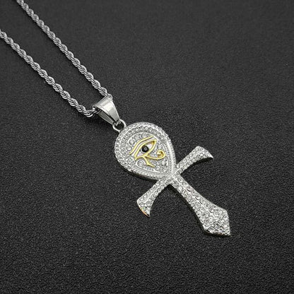 Crystal Ankh Pendant