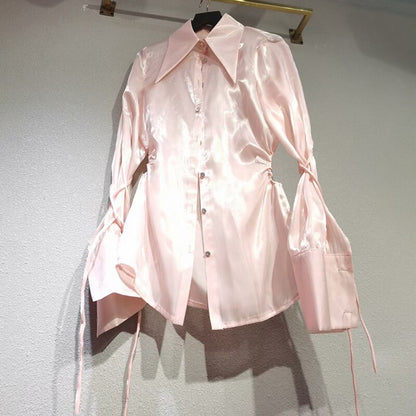 Fairytale Cut Out Pink Shirt