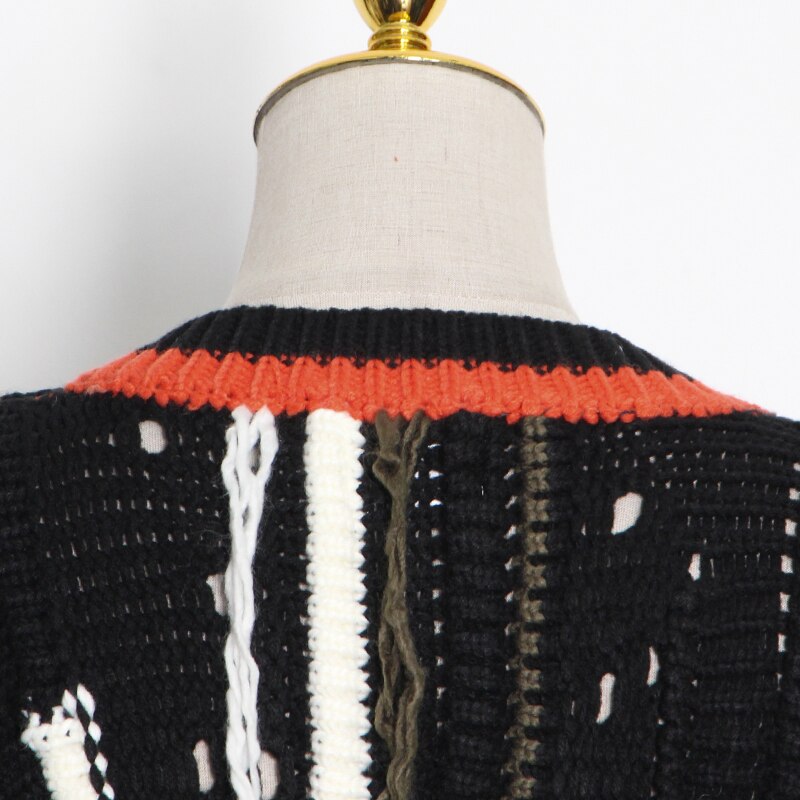 Yahyel Patchwork Tassel Sweater