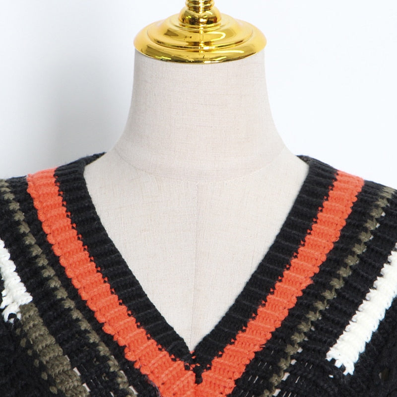 Yahyel Patchwork Tassel Sweater