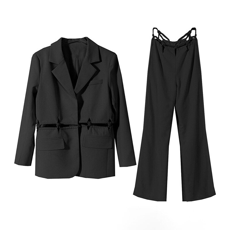 Realta Wide Leg Pant Suit