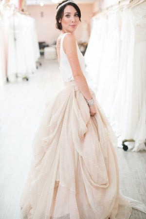 Floating Cloud Whimsical Chiffon Skirt