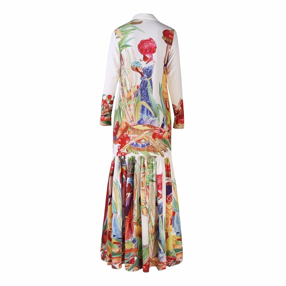 Elvan Flower Maxi Dress