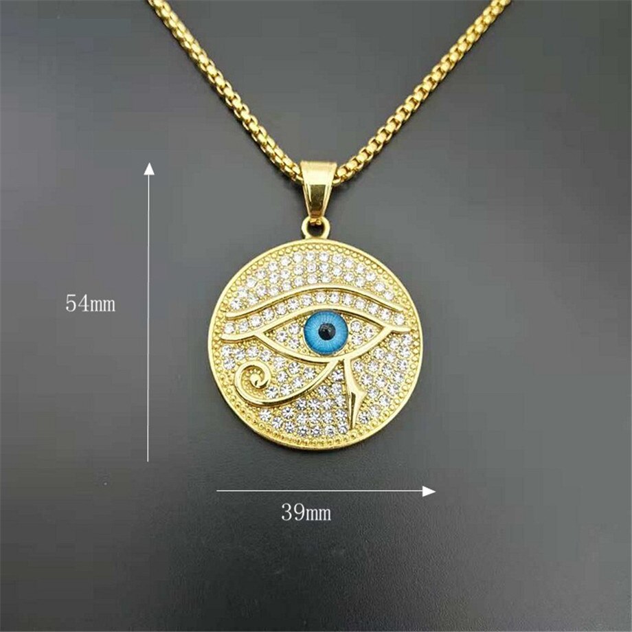 Eye Of Horus Crystal Pendant