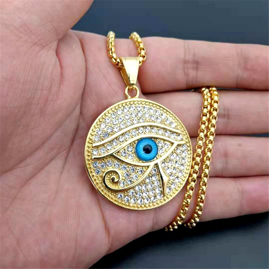 Eye Of Horus Crystal Pendant