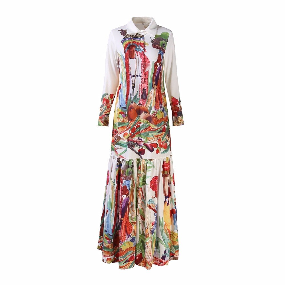 Elvan Flower Maxi Dress