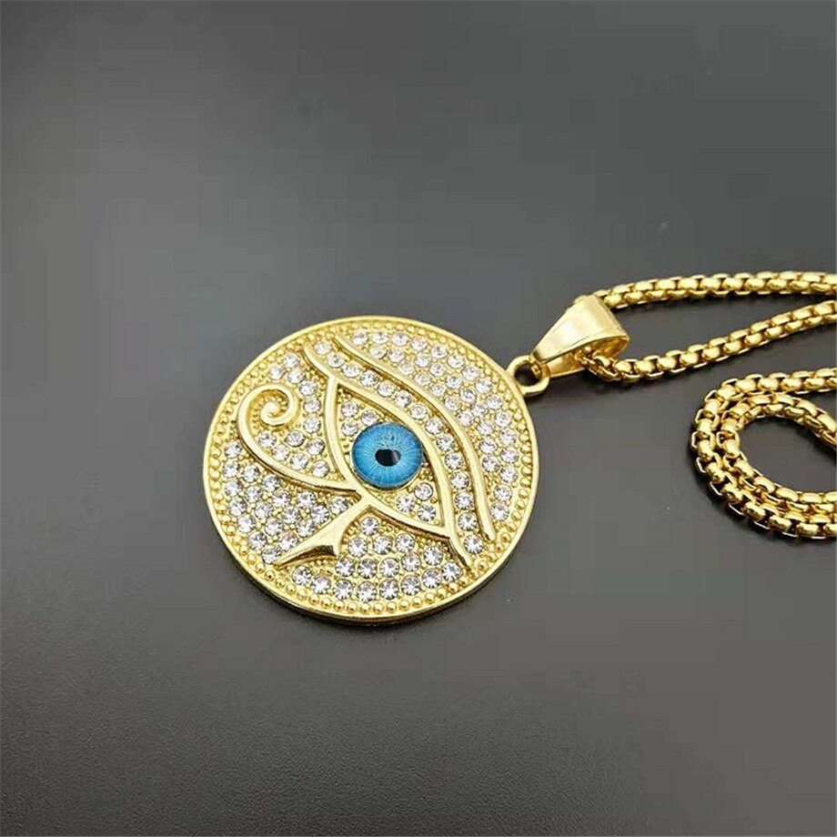 Eye Of Horus Crystal Pendant