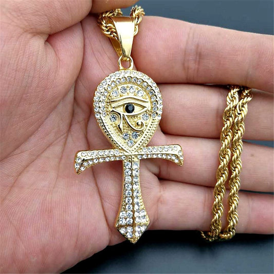 Crystal Ankh Pendant