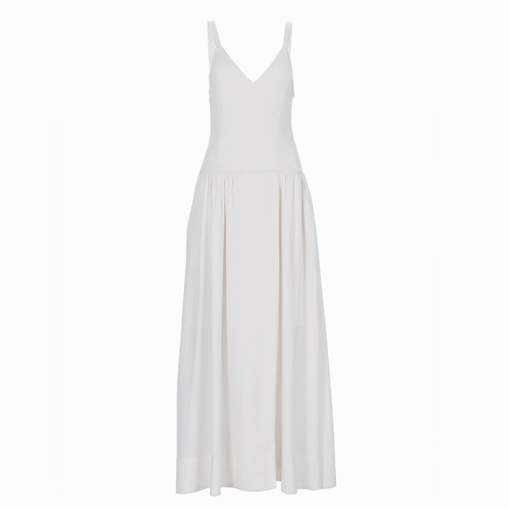 Arcadia Angelic White Maxi Slip Dress