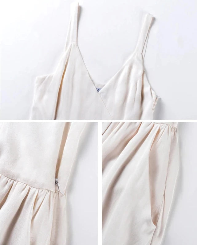 Arcadia Angelic White Maxi Slip Dress