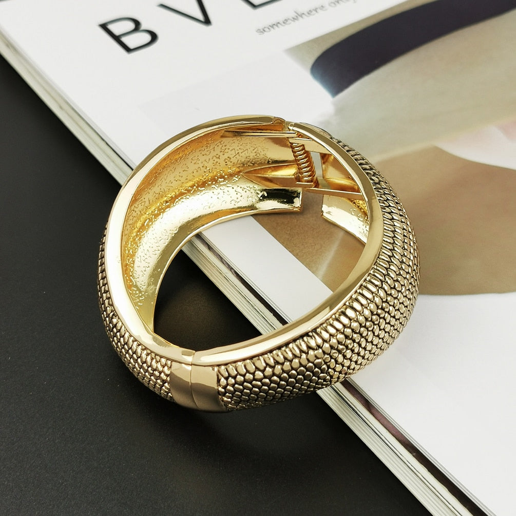 Snake Print Bangle