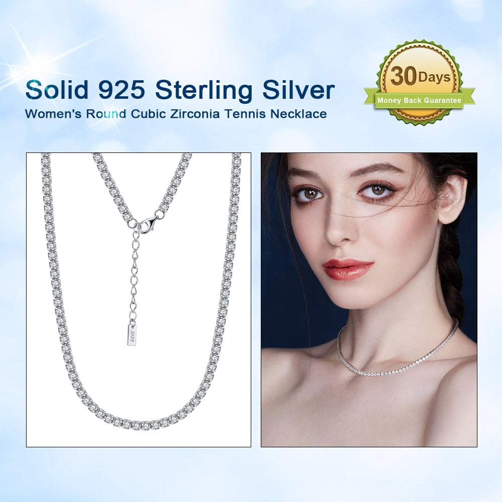 Celeste Sterling Silver Necklace