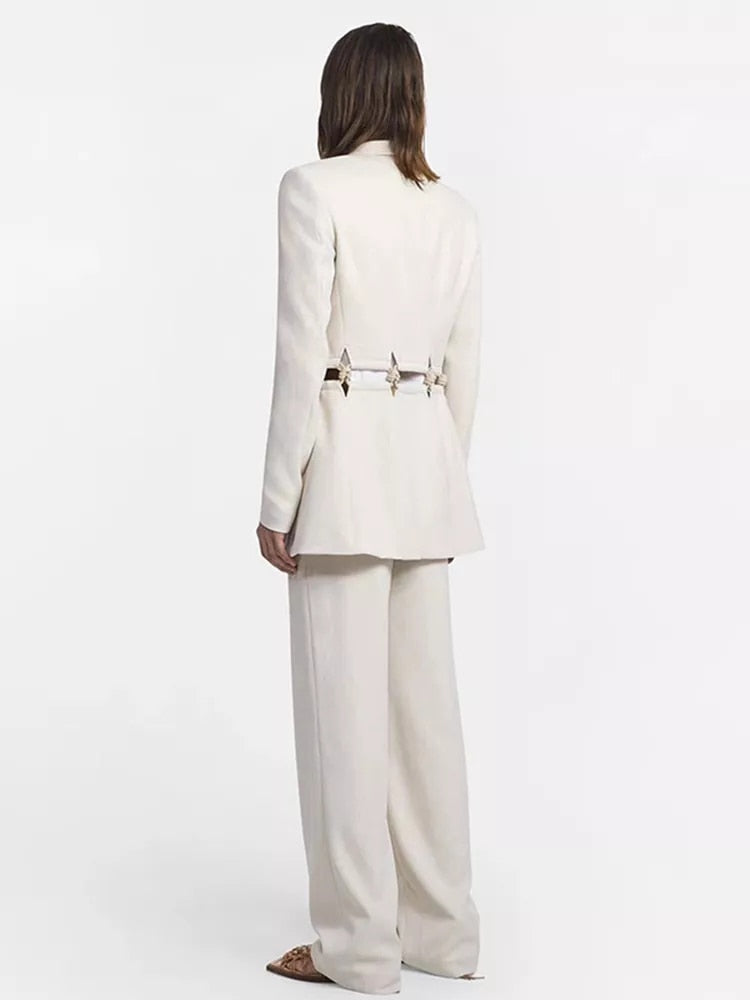 Realta Wide Leg Pant Suit