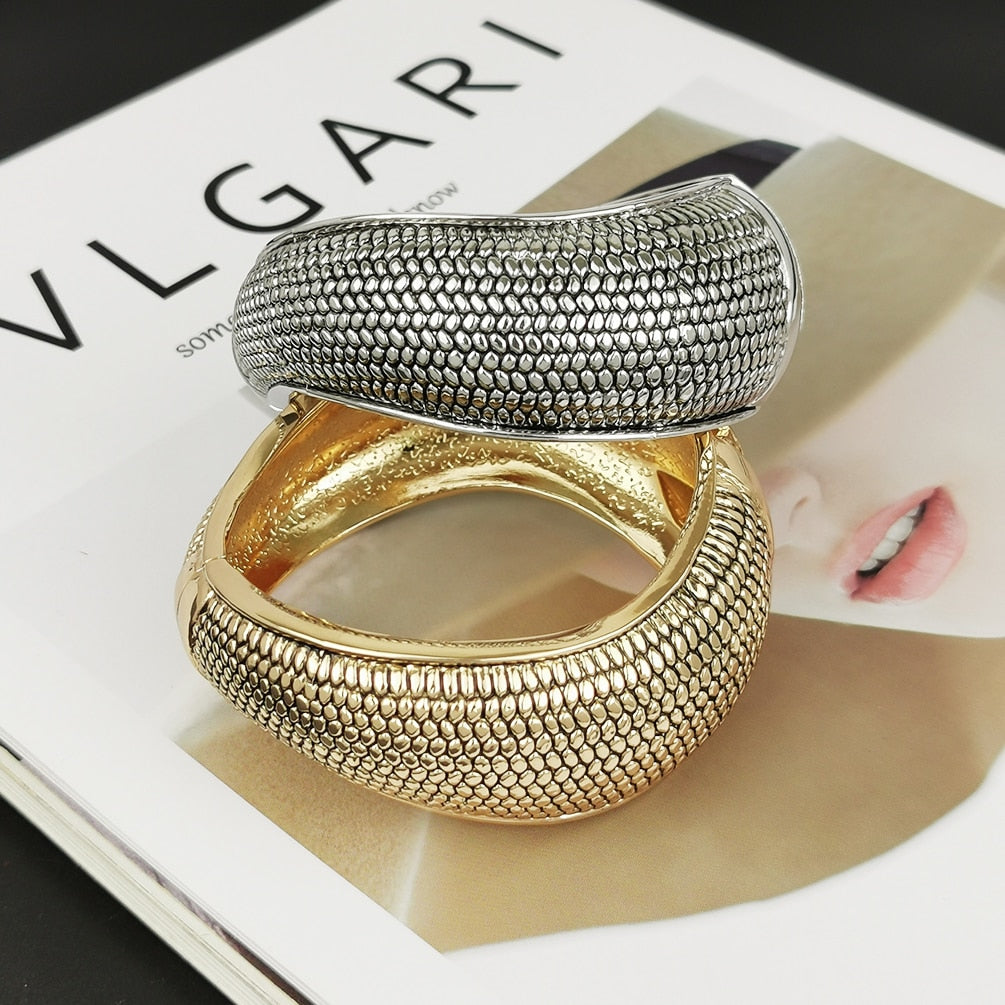 Snake Print Bangle