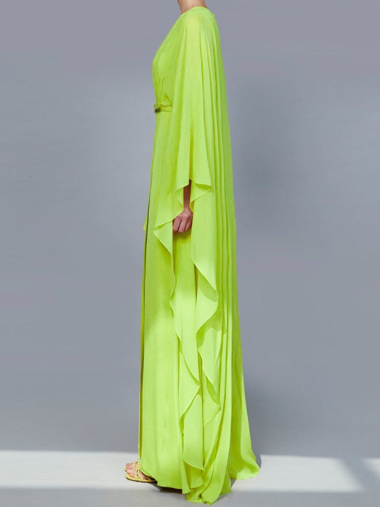 Nyota Ruffled Maxi Dress