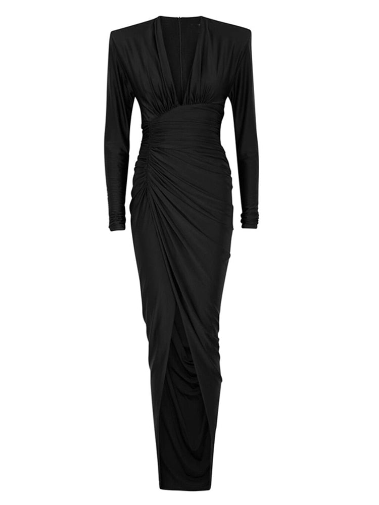 Arcturian Draped Maxi Dress