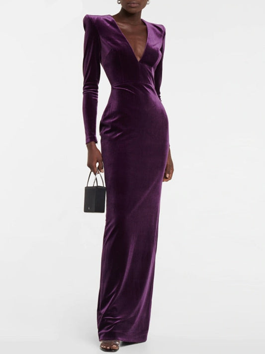 Valarian Velvet Maxi Dress