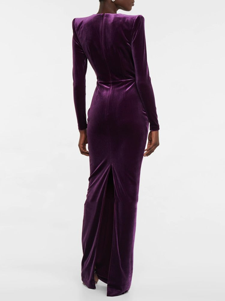 Valarian Velvet Maxi Dress