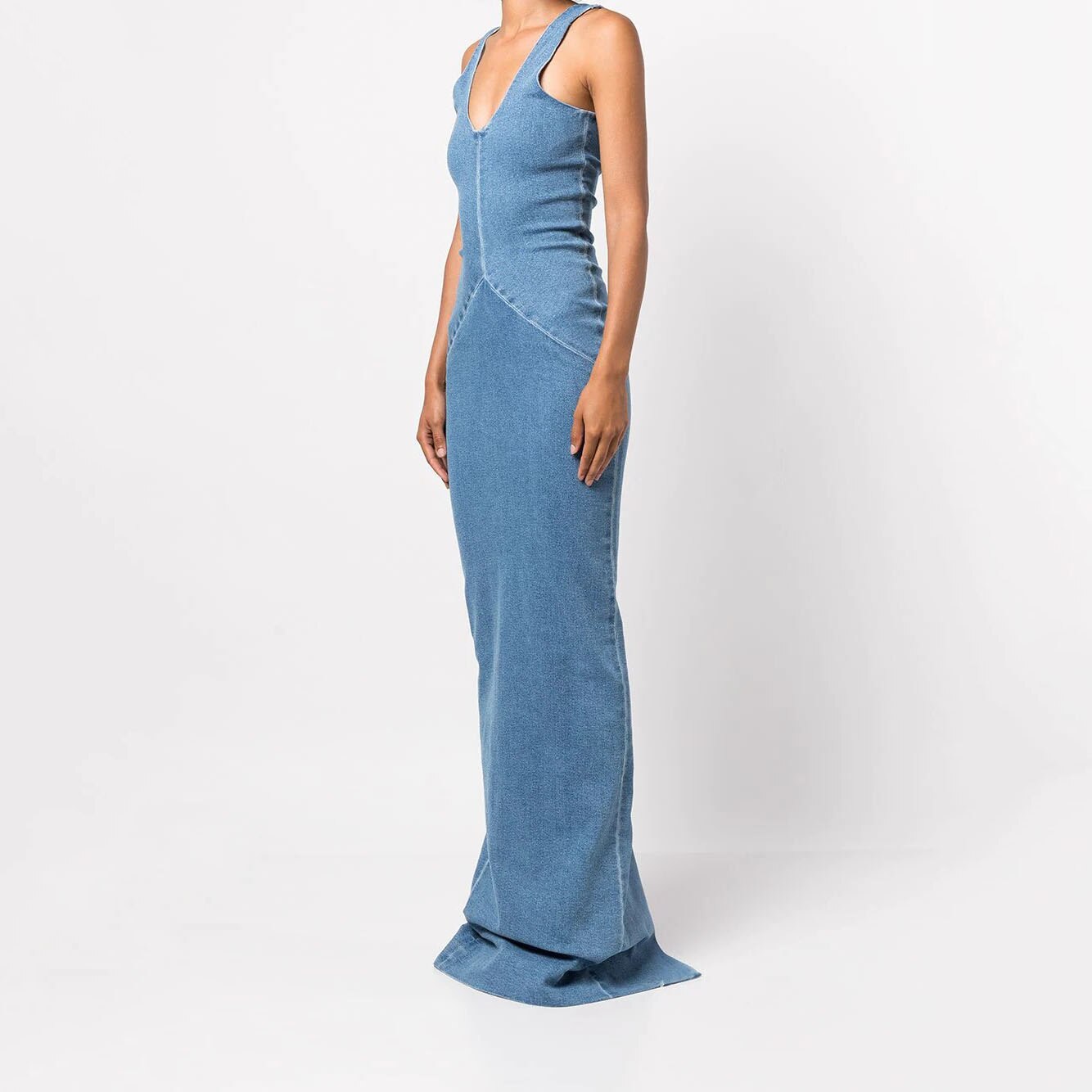 Harmony Denim Maxi Dress